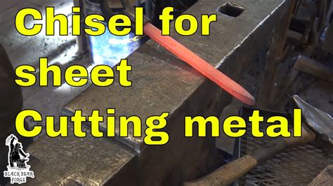 how to precision cut sheet metal|cutting sheet metal with chisel.